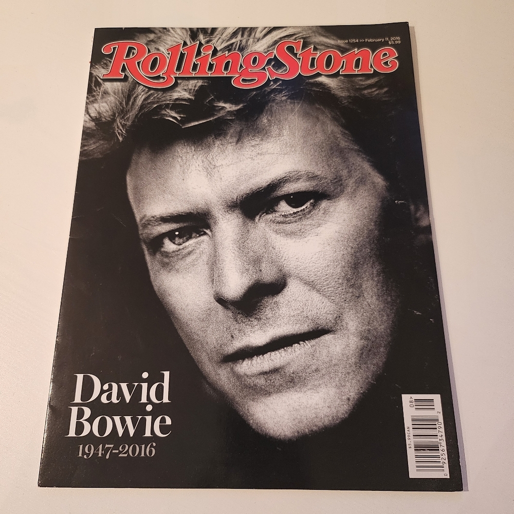 David Bowie Rolling Stone Magazine #1254 February 11, 2016